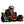 KerryYoo K61 Go Kart Electric Drift Kart Car with Adjustable Seat, 24V Outdoor Ride on Toy with 4 Speed Mode, Crazy Cart for Kids 6-12 Years Old,Fast 300W Motor,8.5 MPH, LED Lights, Bluetooth - Red