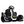 KerryYoo K61 Go Kart Electric Drift Kart Car with Adjustable Seat, 24V Outdoor Ride on Toy with 4 Speed Mode, Crazy Cart for Kids 6-12 Years Old,Fast 300W Motor,8.5 MPH, LED Lights, Bluetooth - Red
