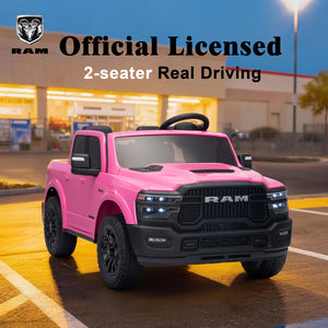 KerryYoo SQ7 — 24V Licensed Dodge RAM Electric Ride-on Truck for Kids - Electric Truck for kids