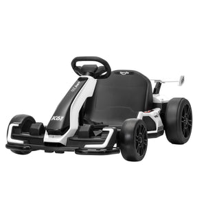 KerryYoo K61 Electric Go Kart – 24V 300W, Ages 6-12 - Electric Drift Kart for kids