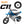 Front Wheel for C11 Dirt Bike, Front Tire Ride on Car Accessories, for use with Kerry Yoo store's C11 Dirt Bike Only.
