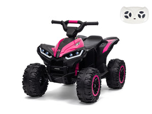 KerryYoo AT2 Kids ATV | 12V Electric 4 Wheeler for Kids Ages 3-6 | Remote Control, LED Lights & Bluetooth - Electric ATV for kids