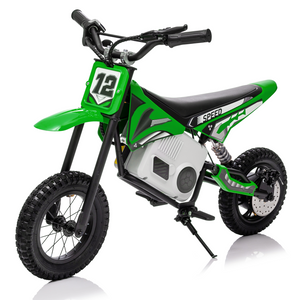 KerryYoo C11 36V 350W Electric Dirt Bike for Kids 8-12, Up to 16MPH Off-Road Electric Motorcycle with Explosion-Proof Tires, Twist Grip Throttle, Spring Suspension,Kids Ride On Dirtbike - Electric Dirt Bike for kids