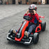Kids Electric Drift Go-Kart Ages 6-12 | KerryYoo K61 24V 300W Ride-On Kart with Adjustable Seat, 4 Speed Modes, 8.5 MPH, Bluetooth